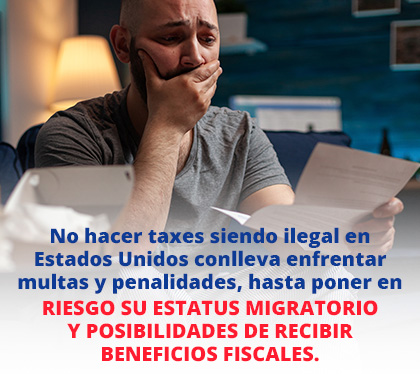 Hombre Ilegal es Sancionado por No Hacer Taxes