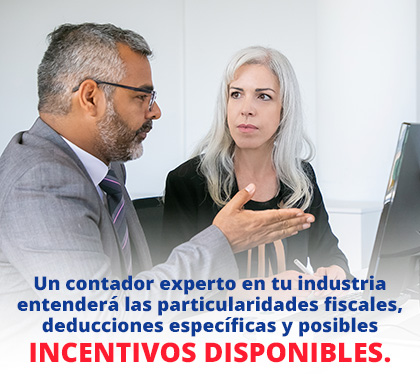 Contador Experto Asesora a un Empresario en su Sector Industrial