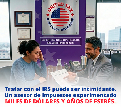 Mujer Busca la Ayuda de los Asesores de Impuestos de UTG