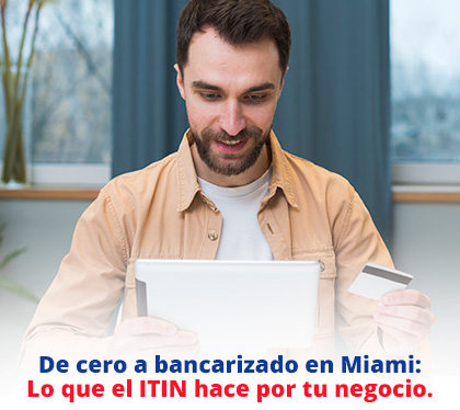 Migrante Ilegal Feliz Porque Tramitó su ITIN en Miami y Pudo Abrir una Cuenta Bancaria
