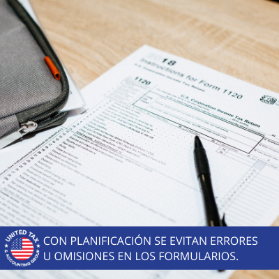 Planificación de Impuestos para Declarar a Tiempo y Sin Errores en Formularios