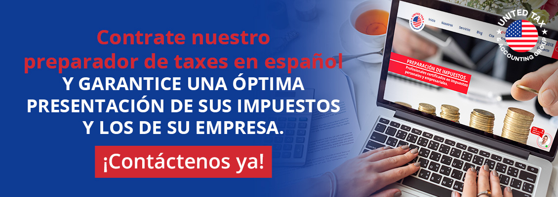 Computadora para Contactar Preparador de Taxes en Español