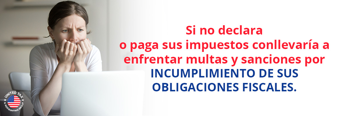 Mujer Preocupada Qu Pasa si no Pago mis Impuestos en Estados Unidos?