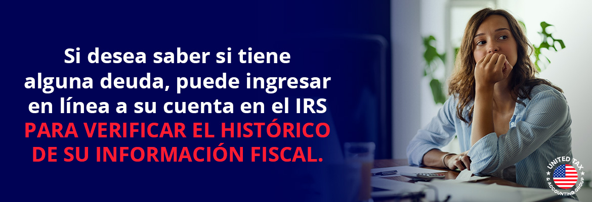 Mujer Preocupada Porque Supo que Tiene Deuda con el IRS